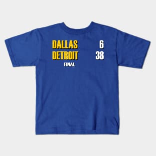 The Last Detroit Lions Playoff Win Kids T-Shirt